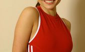 Only Carla 234972 Carla In A Lovely Tight Red Gym Kit. (Non Nude)
