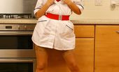 Only Carla 235081 Carla Gives Us A Real Treat Dressed In A Naughty Nurses Uniform With Sexy Red Lingerie Beneath.
