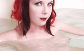 Gothic Sluts Szandora 236175 Naked Pierced Redhead Spookygoth Girl Takes A Bath
