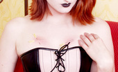Gothic Sluts Kendra 236207 Hot Punk In Tight Corset Dress Pierces Her Flesh
