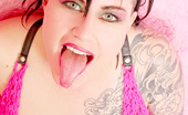 Gothic Sluts Michele Aston 236227 Tattooed Goth Milf Fingers Herself

