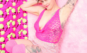 Gothic Sluts Michele Aston 236227 Tattooed Goth Milf Fingers Herself
