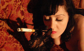 Gothic Sluts Mary Jane 236258 Vintage Gothic Style Smoking Fetish Queen

