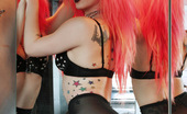 Gothic Sluts Annalee Belle 236309 Goth Babe Annalee Belle In Hot Black Lingerie
