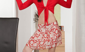 Nubiles Lolly Pop 239609 Lovely Hottie Teasingly Posing In Her Mini Skirt And Red Top
