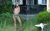 Nubiles Gina Devine 240538 Naughty Teen Gina Devine Pleasures Her Pussy Up Skirt In The Backyard
