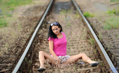 Nubiles Terry Anne 240626 Gorgeous Babe Terry Anne Flaunts Her Hot Body Outside On The Train Tracks
