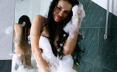 Nubiles Mirela Fabulous Nubile Mirela All Wet And Bubled Teasing On The Bathtub
