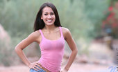 Nubiles Abbey 243060 Long Haired Babe Abbey Teases And Flaunts Her Undies Outdoors
