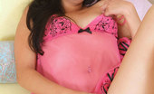 Nubiles Adriana 243980 Enticing Teen Beauty Posing And Teasing On Her Bed Wearing Her Lovely Pink Lingerie
