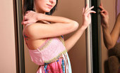 Nubiles Ava 244480 Girl Next Door Teen Slides Off Her Dress On The Bed And Posing Like International Model
