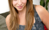 Nubiles Bunni 246110 Sweet Brunette Enjoys Posing On Couch And Shows Her Undies What A Nice Teen
