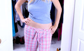 Nubiles Jess 246955 Nice Blonde Teen Wearing Black Cap And Blue Shirt Teasing On Closet
