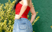 Nubiles Florencia 247408 Florencia Wearing A Red Dress Getting Hot And Hot Outdoors
