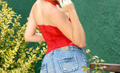 Nubiles Florencia 247408 Florencia Wearing A Red Dress Getting Hot And Hot Outdoors
