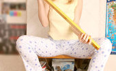 Nubiles Nikol 247647 Innocent Nikol With A Huge Ruler Measuring How She Can Risen Your Temptation
