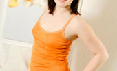 Nubiles Camille 247691 Cute Sweet Camille Takes Off Her Orange Dress And Shows Her Fuckable Body
