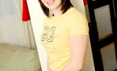 Nubiles Camille 247702 Glamorous Babe Wearing Jeans And Yellow Shirt Posing On Cam
