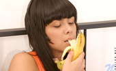 Nubiles Lana 247913 Adorable Teen Hottie Loves Licking On Banana And Imagine Something Else
