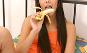 Nubiles Lana 247913 Adorable Teen Hottie Loves Licking On Banana And Imagine Something Else
