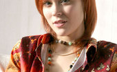 Nubiles Natasha Horny Redhead Teenie Let Her Blouse A Bit Open To Show Her Cleavage
