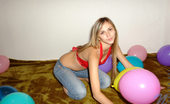 Nubiles Katrina Katrina Caught Blowing And Playing Colorful Balloons Then Reveals Her Panty
