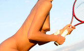 Nubiles Belinda 248680 Sporty Belinda Loves Warming Up Naked Before Practicing Her Tennis Outdoor
