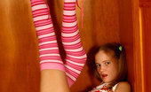 Nubiles Dagmar 248861 Cute Amateur Teen Stretching Her Legs Wide Open And Posing On The Closet
