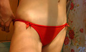 Nubiles Jana 248988 Exotic Beauty Teen Babe Posing And Revealing Red Fitted Panty For The Camera
