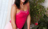 Nubiles Elena 249321 Alluring Sweetie In Pink Smiling And Flashing A Bit Of Her Panty And Ass Indoors
