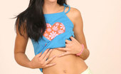 Nubiles Suzie 249542 Barely Legal Teen Wearing Blue Shirt And Sexy White G-String Showing Her Nice Round Ass
