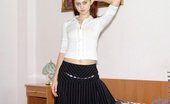 Nubiles Elza 250297 Loveable Cute Teen In Skirt Posing Seductive On Bed
