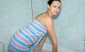Nubiles Malvina 250441 Horny Teen In Bathrobe Shows Tight Panty
