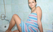 Nubiles Malvina 250441 Horny Teen In Bathrobe Shows Tight Panty
