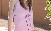 Nubiles Jill 250689 Cowgirl Jill Has Some Fun Lifting Her Shirt And Showing Her Tiny Really Tiny Titties
