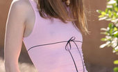 Nubiles Jill 250689 Cowgirl Jill Has Some Fun Lifting Her Shirt And Showing Her Tiny Really Tiny Titties

