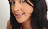 Nubiles Nicole 251901 This Hottie Wears Pink And Smiles So Cute Her Dark Hair Curling At The Ends
