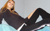 Nubiles Katrina 252030 Seriously Cute Teen Lounges In Her Jogging Pants Just Looking Fine As Hell
