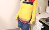 Nubiles Janelle 252078 Sweet Teen In A Truckers Cap And A Tight Yellow Top Looks Hot
