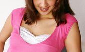 Nubiles Larissa Cutie Larissa Has A Black Bra On And A Cute Pink Top She Takes Off
