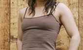 Nubiles Melisa 252225 Hanging Out Outside Of A Log Cabin This Cutie Looks So Hot
