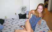 Nubiles Lilian 252513 Hot Nubile Teen Playfully Poses On The Bed
