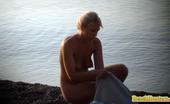 Beach Hunters Nudist Blonde MILF 256048 Nudist MILF Caught On Hidden Beach Cam Brushing Her Teeth In The Water
