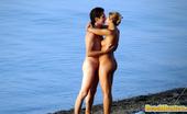 Beach Hunters Nudist Couple Kissing 256056 These Nude And Happy Lovebirds Have No Idea They Are Being Spied On
