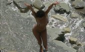 Beach Hunters From Above Spying From Above Hidden Cam View Of A Naked Beauty Fooling Around Seaside
