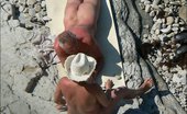 Beach Hunters Mature Beach Games 256094 Busty Mom And Her Fleshy Bf Filmed Slyly While Tanning And Swimming
