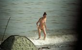 Beach Hunters Totally Nude Beach 256107 Totally Nude Girls And A Guy In The Sneaky Beach Shots Made By A Spy
