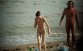 Beach Hunters Totally Nude Beach 256107 Totally Nude Girls And A Guy In The Sneaky Beach Shots Made By A Spy
