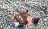 Beach Hunters Spycam Seashore HJ 256160 Nasty Nude Lovers Use Their Hands For Sex Fun On A Sunny Voyeur Beach
