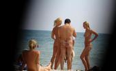 Beach Hunters Hot Nudists Caught 256174 Two Killer Blondies And A Guy Shot On A Nude Beach By A Peeping Tom
